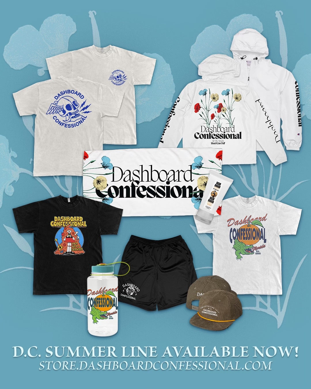 New Summer Merch Drop! Dashboard Confessional